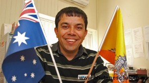 Bhutanese-born Sushil Niroula prepares to call Australia home on Sunday, as he takes the citizenship pledge on Sunday (Brett Williamson - ABC Adelaide)